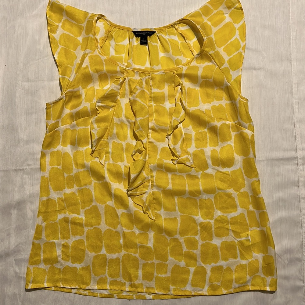 Banana Republic Sheer Blouse Small
